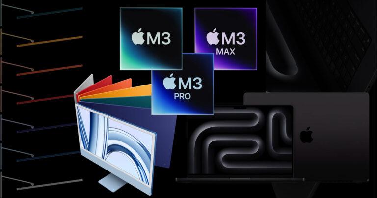 M3シリーズ搭載のMacがついに登場。MacBook Pro他iMacもアップデート