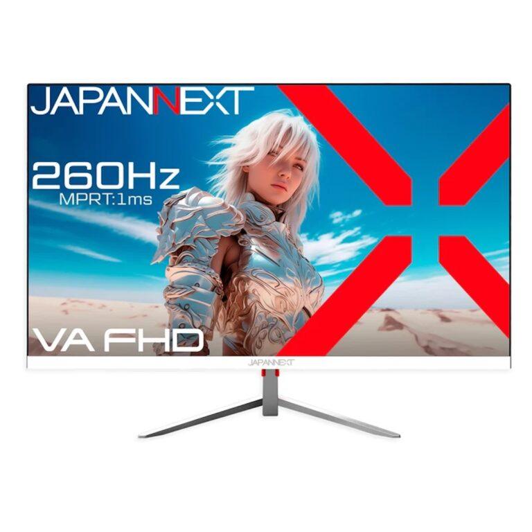 JAPANNEXTの新ゲーミングモニターは白基調のゲーミング部屋にピッタリ！価格は30,980円で2月22日発売