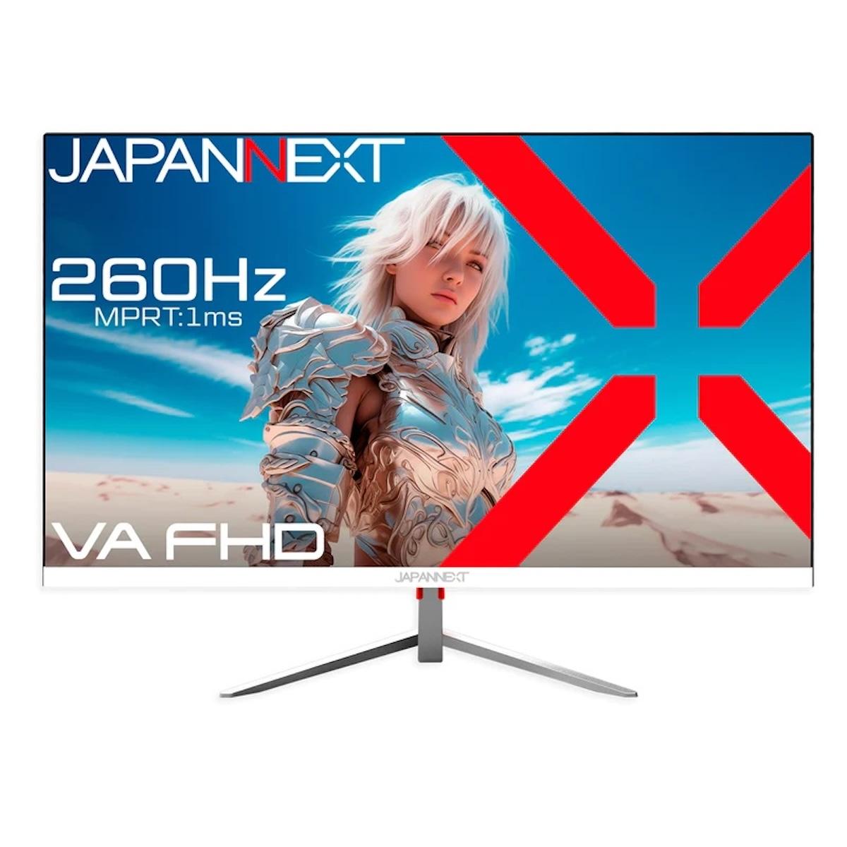 JAPANNEXTの新ゲーミングモニターは白基調のゲーミング部屋にピッタリ！価格は30,980円で2月22日発売
