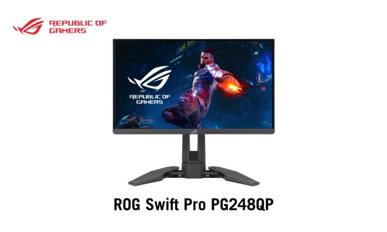 ASUSから540Hzのゲーミングモニター「ROG Swift Pro PG248QP」が2月2日に140,220円で発売！