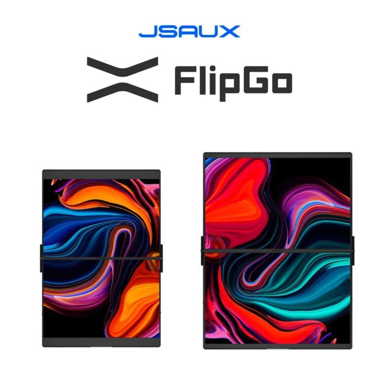 持ち運びできるデュアルモニター「FlipGo」が先行販売価格69,000円からMakuakeに登場