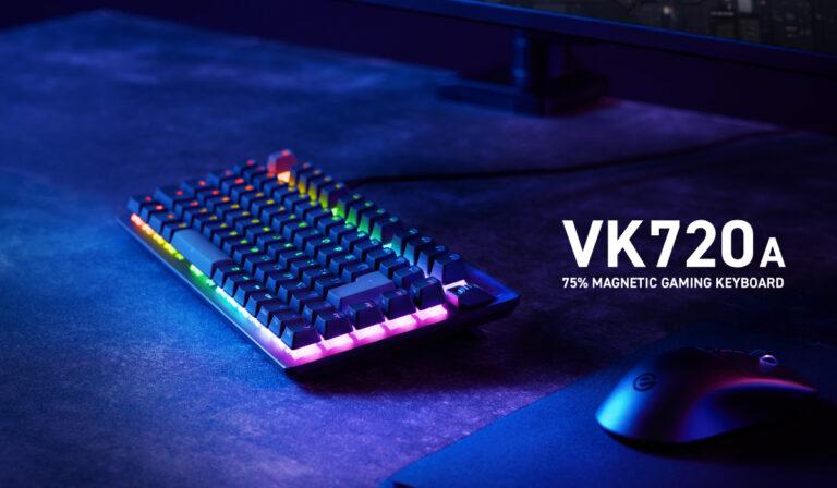 ELECOM GAMING V customからラピッドトリガー＆テンキーレスのキーボード「V custom VK720A 」が登場！JIS/USの配列展開で価格は32,980円
