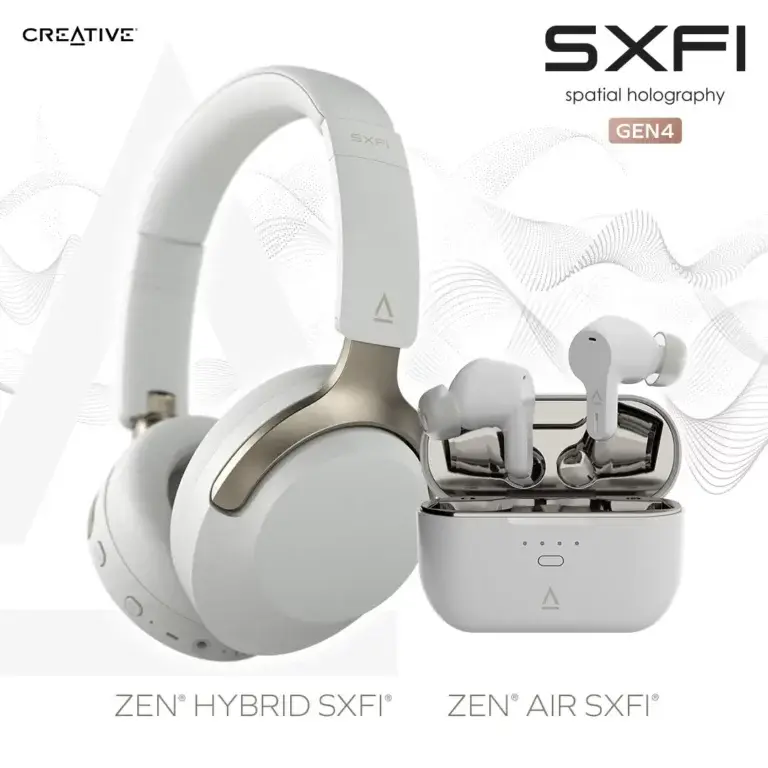 CreativeからSuper X-Fi空間オーディオ対応ワイヤレスイヤホンとワイヤレスヘッドホンが登場！6月下旬より発売