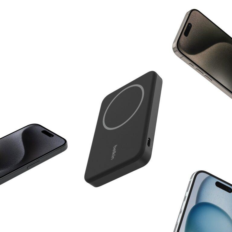 BelkinからQi2対応のモバイルバッテリー「Belkin Qi2 15Wモバイルバッテリー 5000mAh/10000mAh」が発売！6月24日発売で価格は8,250円から