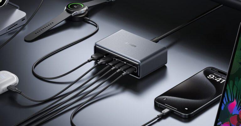 Ankerから6ポートかつ200W出力ができる充電器「Anker Prime Charger (200W, 6 Ports, GaN)」と「Anker Prime Charger (250W, 6 Ports, GaN)」が発売