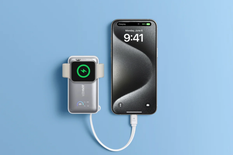 iPhoneとApple Watchを同時に充電できるモバイルバッテリー「Anker MagGo Power Bank (10000mAh, 35W, For Apple Watch)」がAnkerから登場。9月30日に9,990円で発売