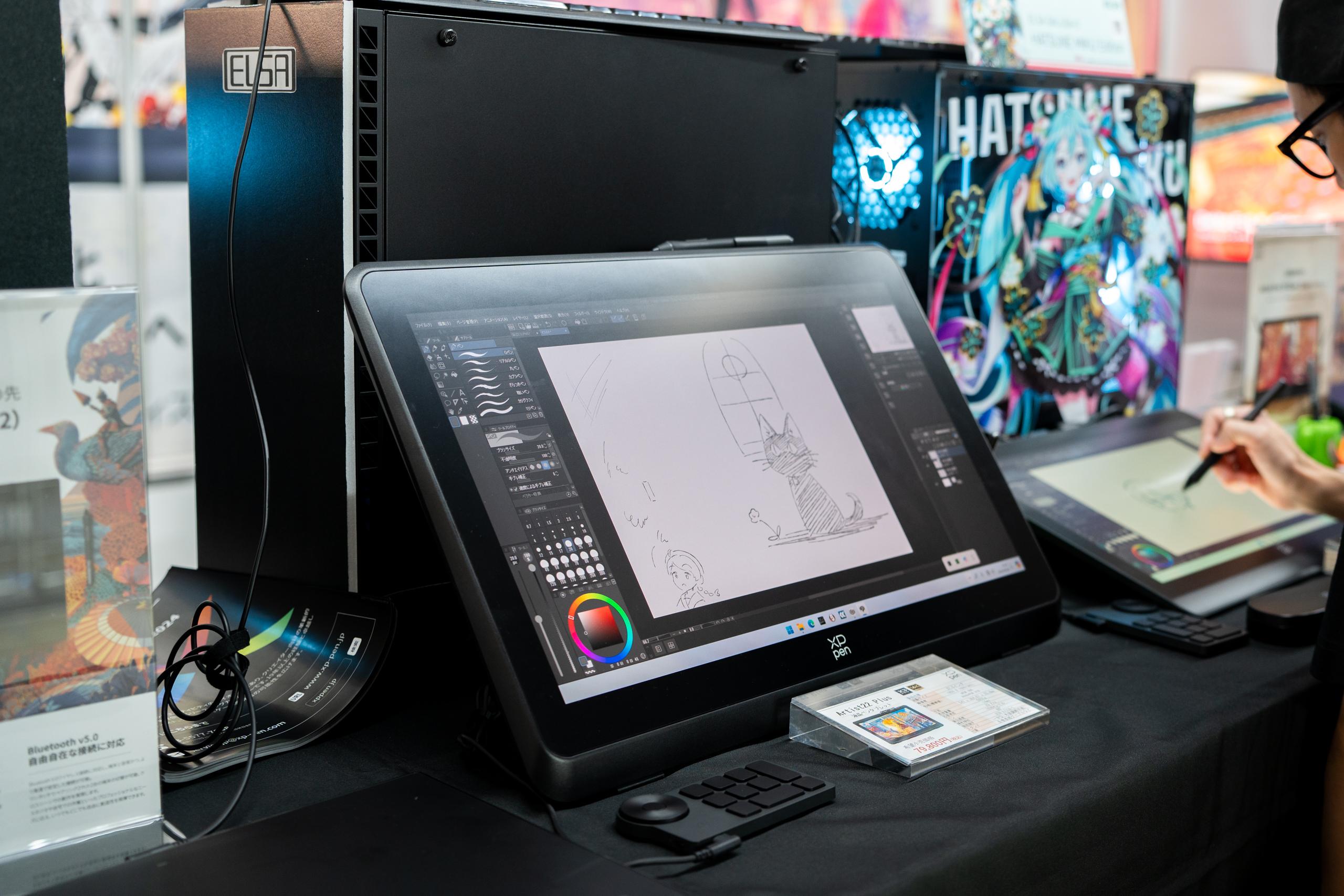 【#TGS2024】XPPenのブースでは、新型液タブの滑らかな描き心地を体験しよう