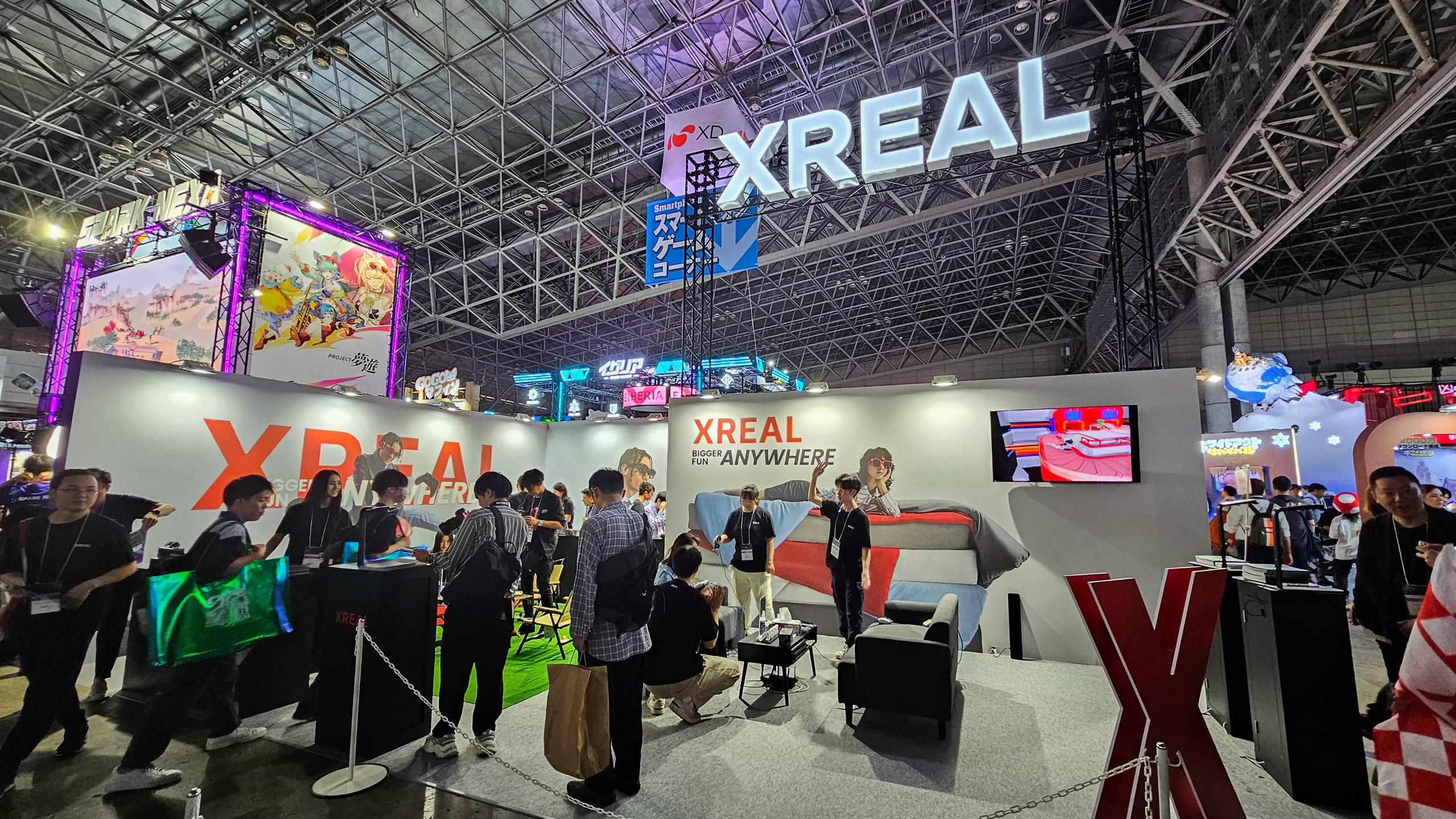 【#TGS2024】日本XREALのブースで最新ARグラス「XREAL Air 2 Pro」を体験！予約受付中のXREAL Beam Pro 5Gも展示