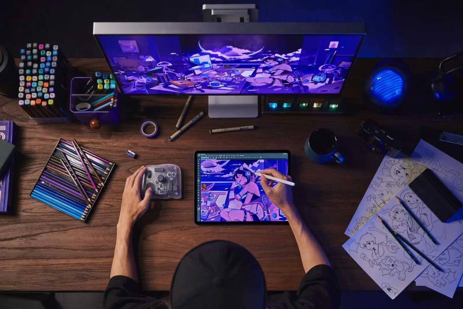 TourBoxシリーズからiPadに対応した左手デバイス「TourBox Elite Plus」が登場！10月下旬発売で価格は43,967円
