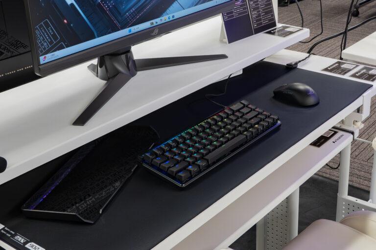 ASUSから待望のラピッドトリガー対応キーボード「ROG Falchion Ace HFX」が登場。65%のコンパクトサイズも魅力