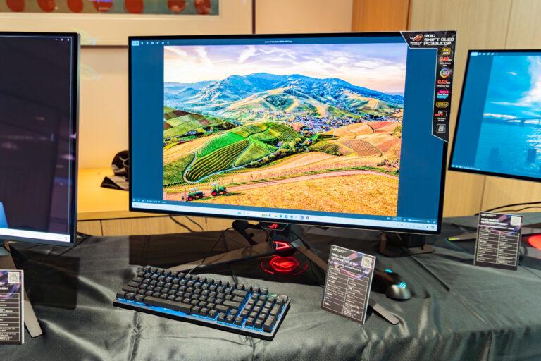 ASUSからデュアルモード搭載の4K32インチ有機ELゲーミングモニター「ROG Swift OLED PG32UCDP」が登場