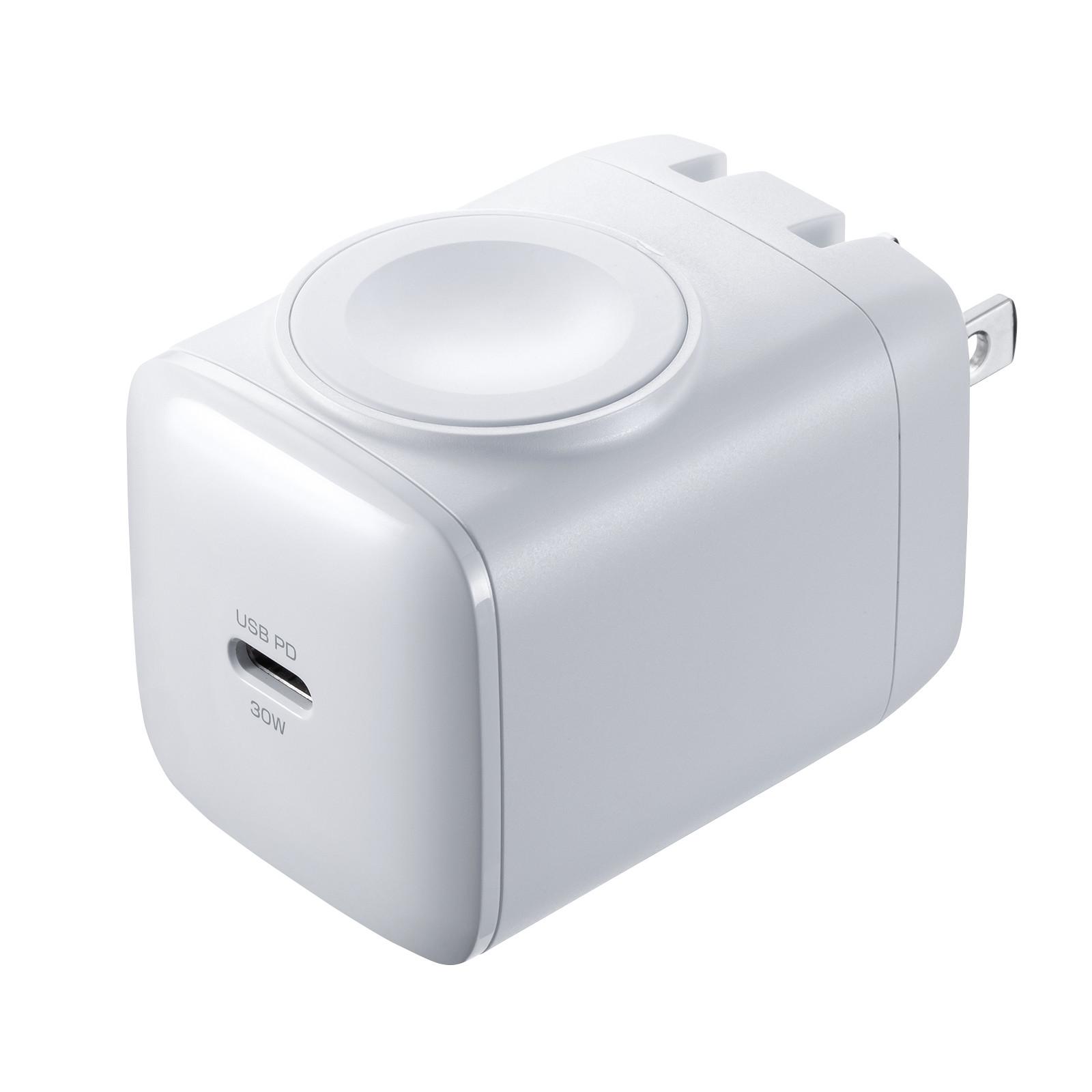 Apple WatchとiPhoneをまとめて充電できるAC充電器「ACA-PD101」がサンワサプライから登場。11月7日に16,500円で発売