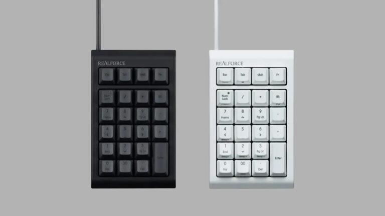 REALFORCEの左手デバイス！？テンキーモデル「REALFORCE RT1 Ten Keyboard」が登場