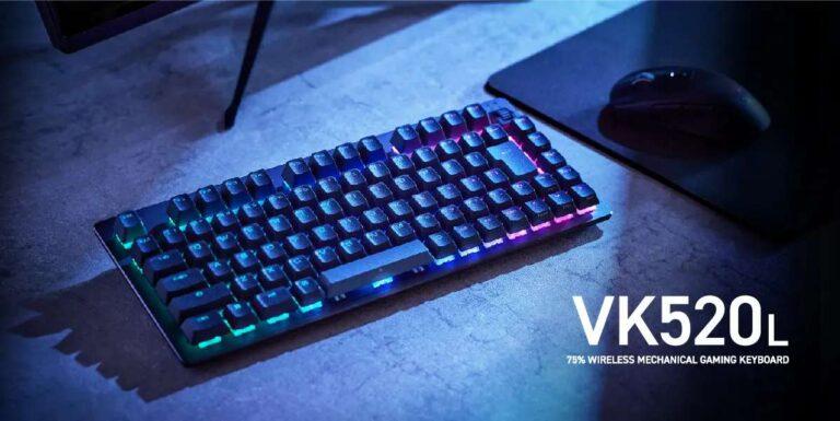 エレコムから操作ミスを防止できるキー設計のゲーミングキーボード「ELECOM VK520L」が登場！75%レイアウトでコンパクト