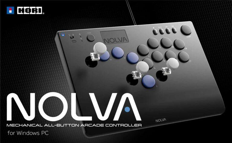 HORIからついにレバーレスコントローラー「NOLVA Mechanical All-Button Arcade Controller for Windows PC」が登場