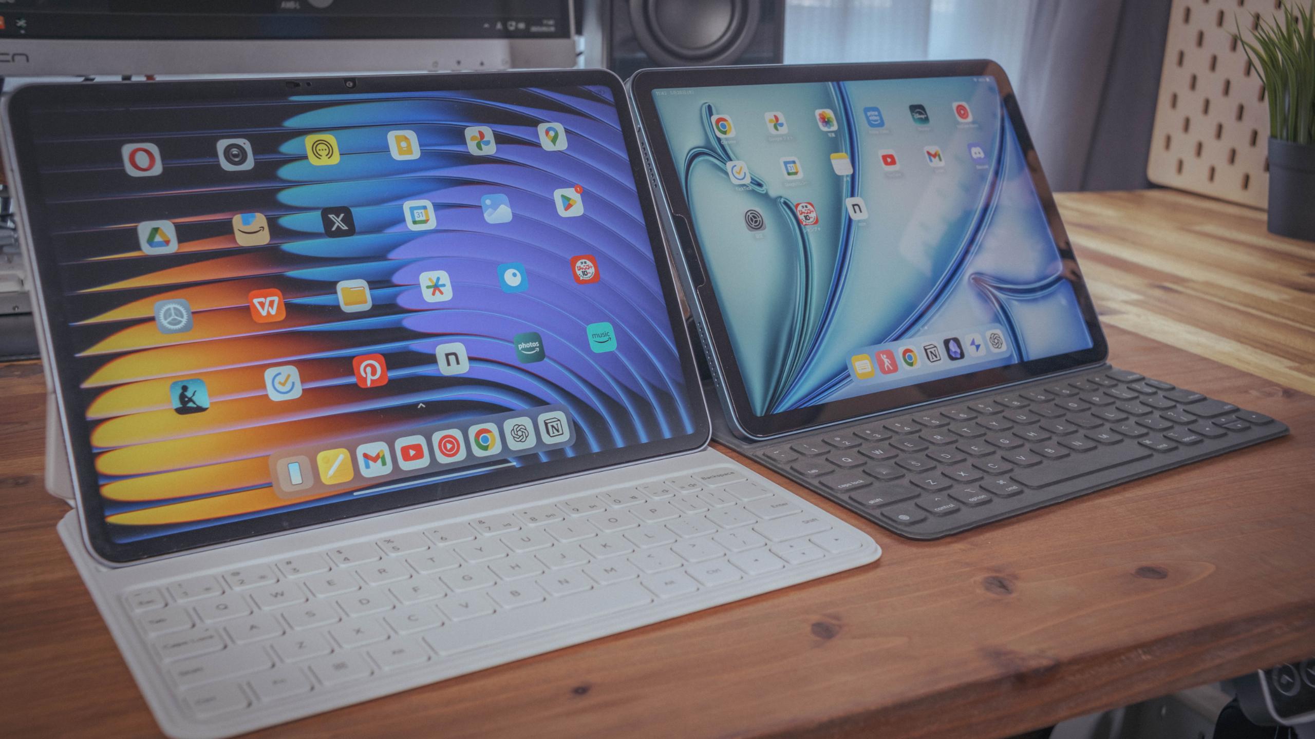 Xiaomi Pad 7とiPad Air、モバイルPCとして使いやすいのはどっちなのか比較