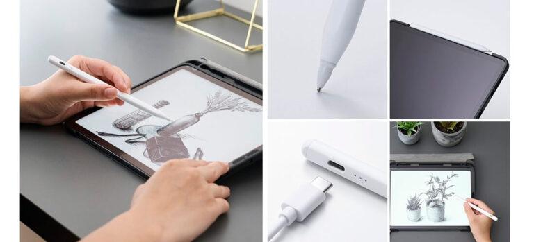 エレコムから約1mmの極細ペン先タッチペンが登場！シャープペンのような描き心地と高精度で細かい作業に最適、Apple Pencil対応の交換ペン先も同時発売。