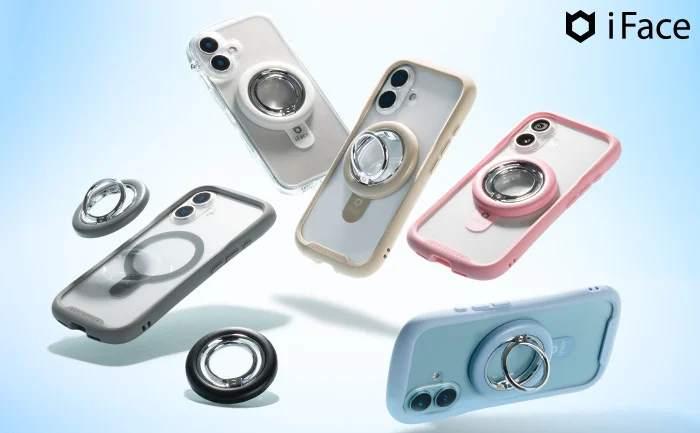iFaceからMagSafe対応スマホリング新登場。360度回転するマルチ機能と6色展開で使いやすさを追求、価格は3,080円。