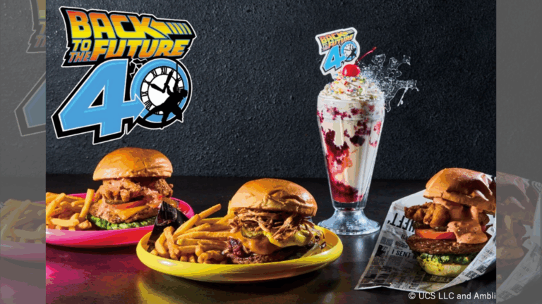 『バック・トゥ・ザ・フューチャー』40周年記念バーガーが登場！J.S. BURGERS CAFEとのスペシャルコラボが9月23日スタート
