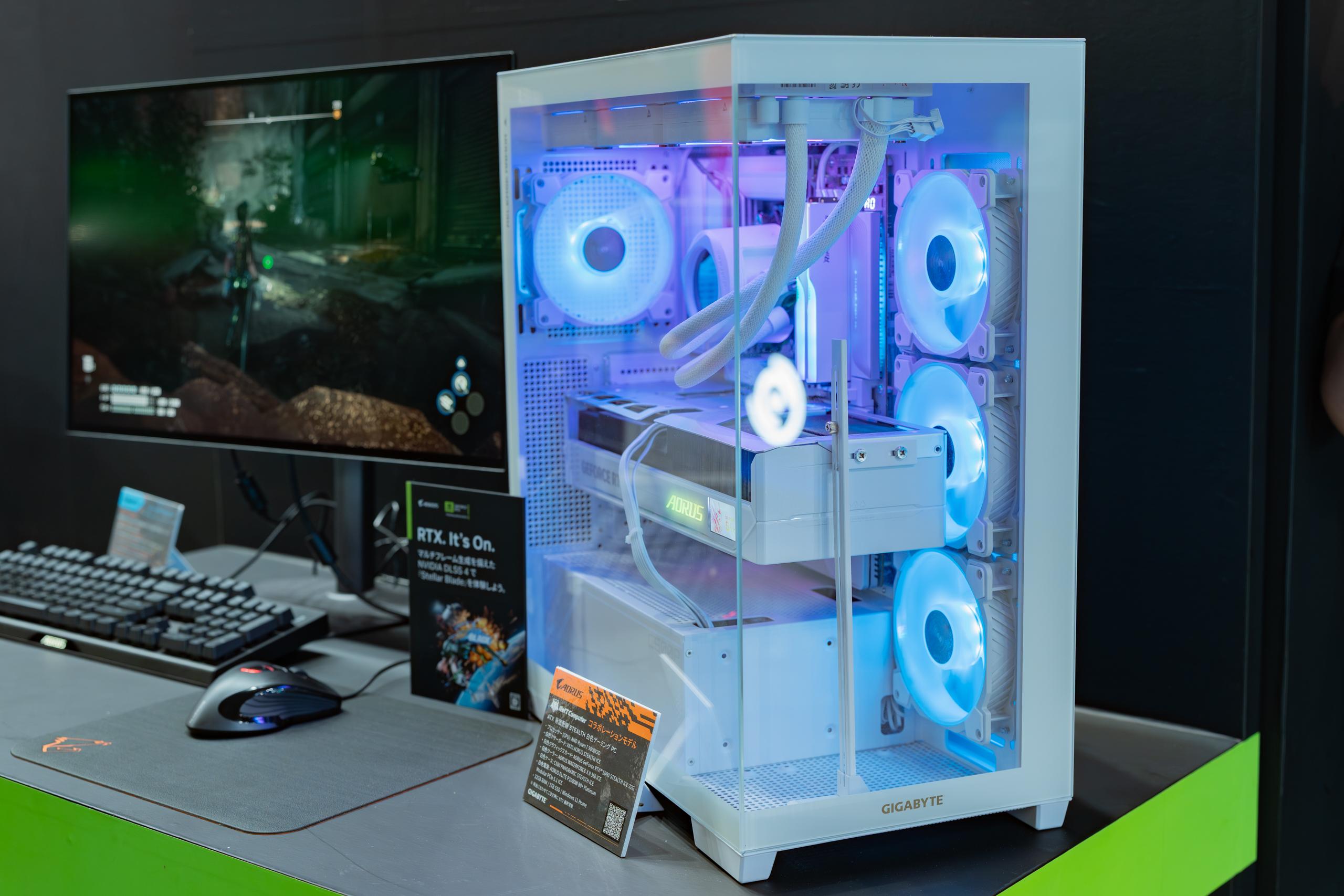 【#TGS2025】ハイエンドゲーミング製品が勢揃い！AORUSブースで最新マザーボード&amp;モニターをチェック