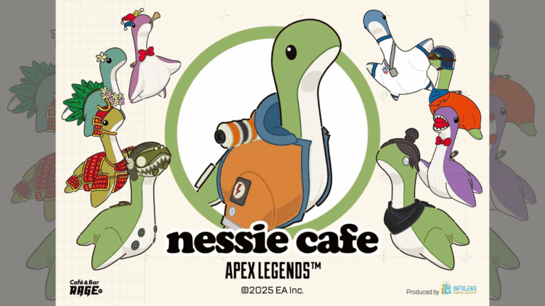 人気ゲーム「Apex Legends™」のコラボカフェ「ネッシーカフェ」が池袋に再上陸！10月3日から期間限定で「コスプレネッシー」をテーマに開催