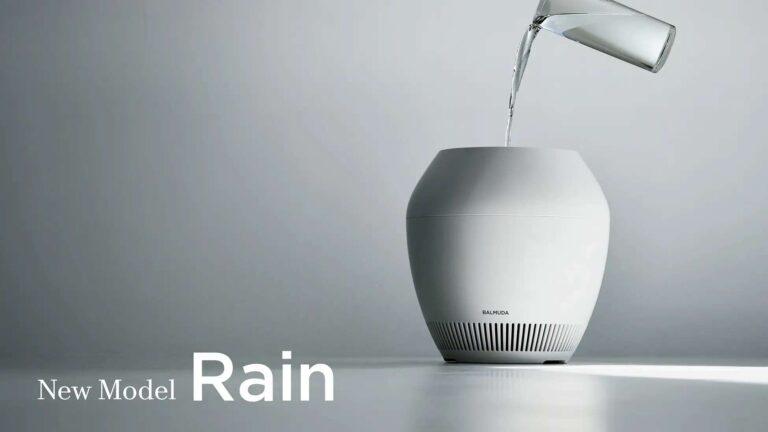 バルミューダ、空気を洗う加湿器「Rain」の新モデルを発表。高精細ディスプレイと自然テーマの新機能「Ambient Time」搭載