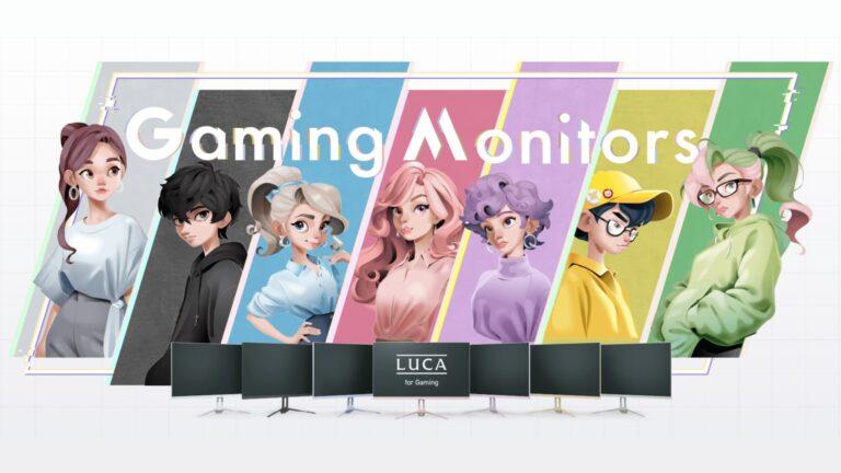 アイリスオーヤマから初のゲーミングモニター「LUCA」登場。23.8インチ、27インチの7色展開！