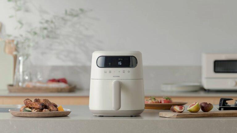 アイリスオーヤマの新型エアフライヤーが進化。独自スチームモードでノンフライ調理がさらに美味しく。