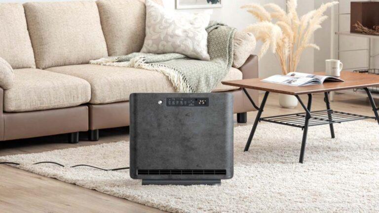 タンスのゲンからWセンサー搭載のセラミックヒーター登場。デザイン性と機能性を両立した暖房器具。