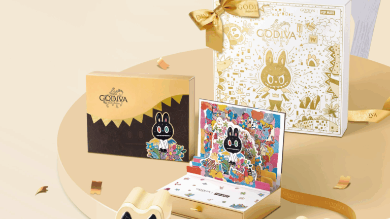ゴディバがLABUBUコラボコレクション発売。チョコ・ドリンク・ソフトクリームの7種展開。2月18日から順次販売