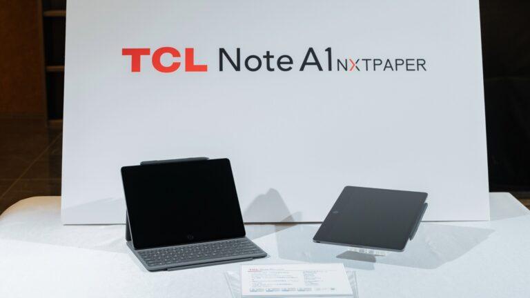 TCLがAI搭載スマートノート「Note A1 NXTPAPER」2月1日よりMakuakeにて発売予定。11.5型カラー液晶で8,000mAhバッテリー。