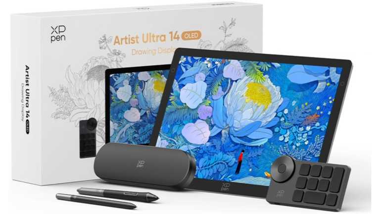 XPPenが有機ELペンタブレット「Artist Ultra 14」発売、薄さ8mm・重量720gの携帯性を実現