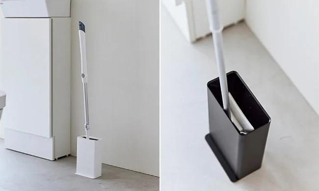 山崎実業の「トイレワイパースタンド タワー」はトイレ収納に便利な製品の一つ