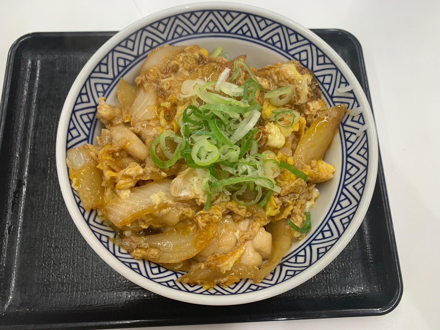 吉野家の大人気メニュー「親子丼」が復活!
