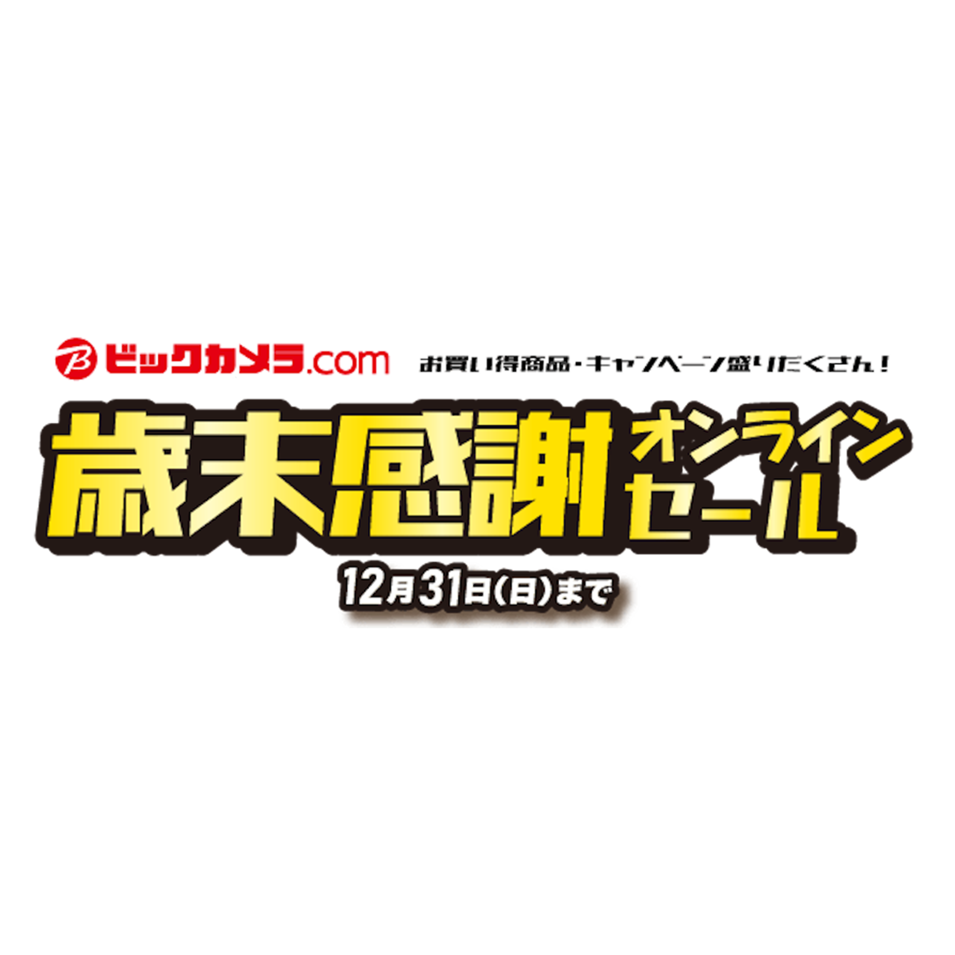 ビックカメラの歳末感謝オンラインセールはポイントバックから値引きまで対象製品をお得に購入できる