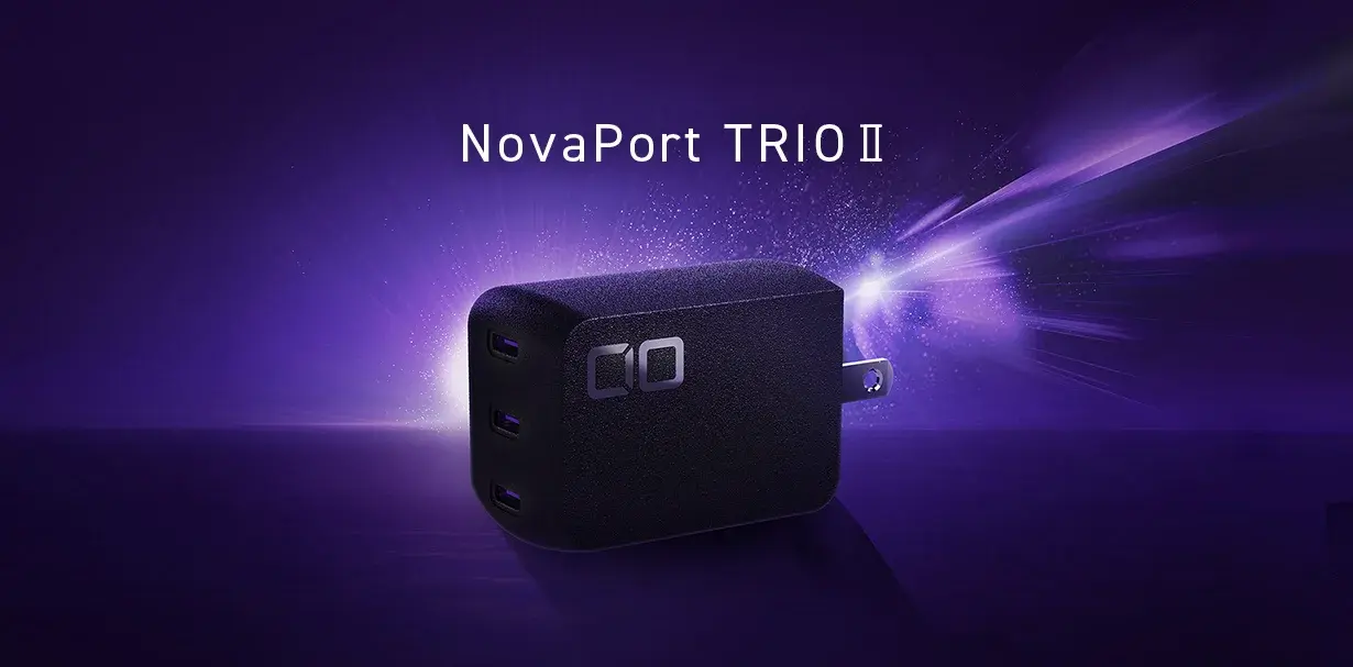 CIOの3ポート同時充電可能な67W PD充電器「NovaPort TRIO2」がMakuakeに登場。価格は3,500円(税込)から