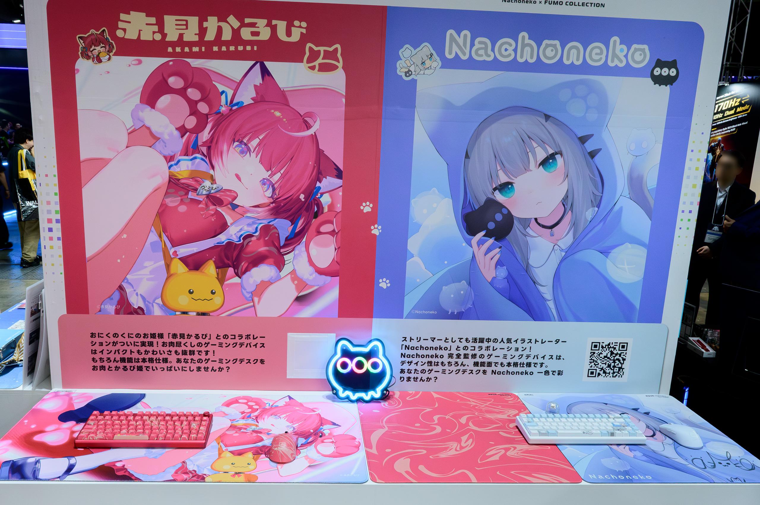 【#TGS2025】コラボ製品なら「ふもっふのおみせ」!VTuberからアニメまで勢揃い!