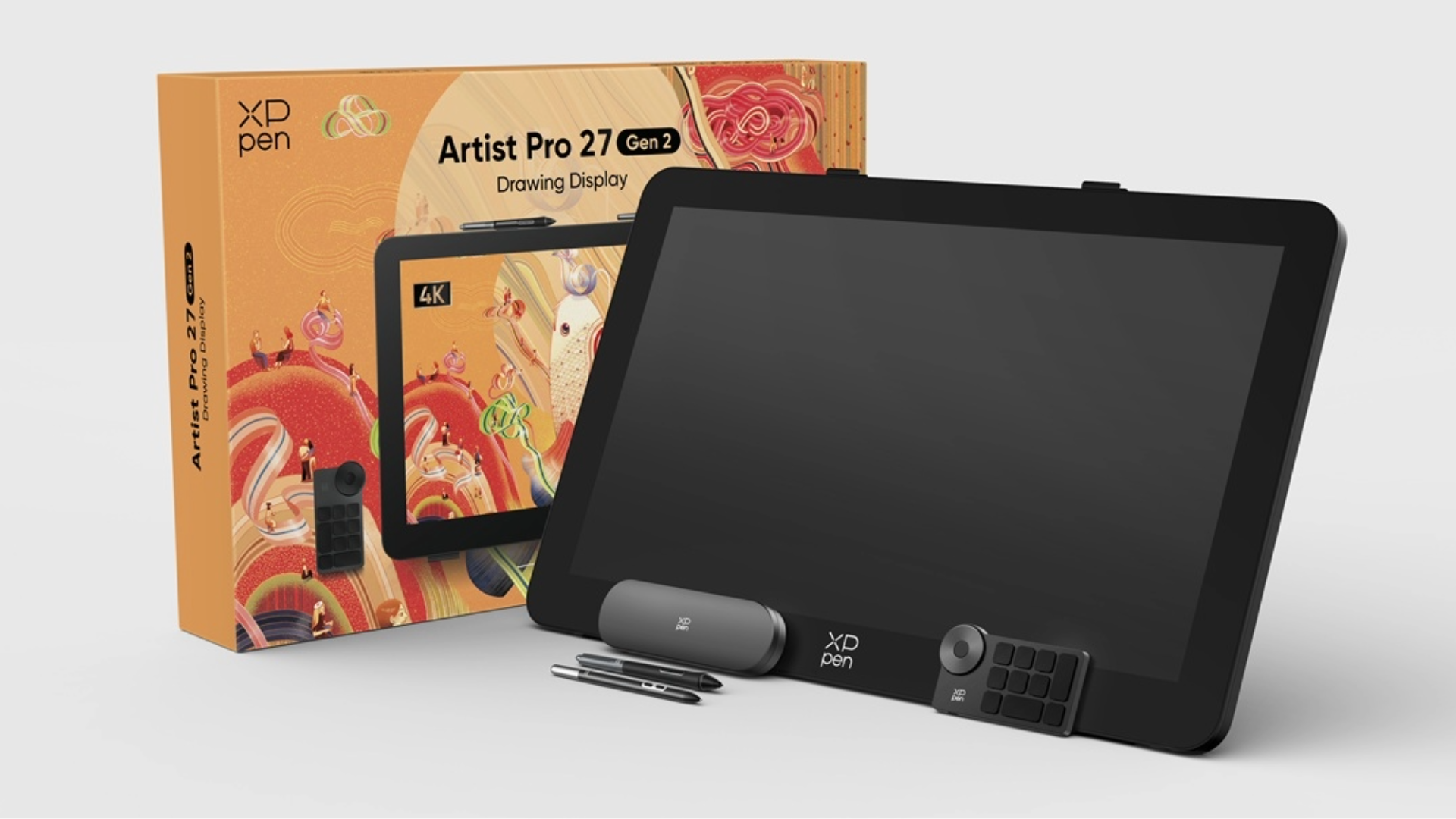 XPPen、27型液晶ペンタブレット「Artist Pro 27 (Gen2)」発売。4K・120Hz・タッチ機能・筆圧16,384・Calman認証で298,000円