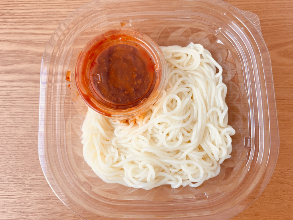 ビビン冷麺_コチュジャンタレと麺