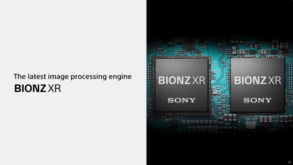 α7C Ⅱには最新画像処理エンジン「BIONZ XR（ビオンズ エックスアール）」が搭載