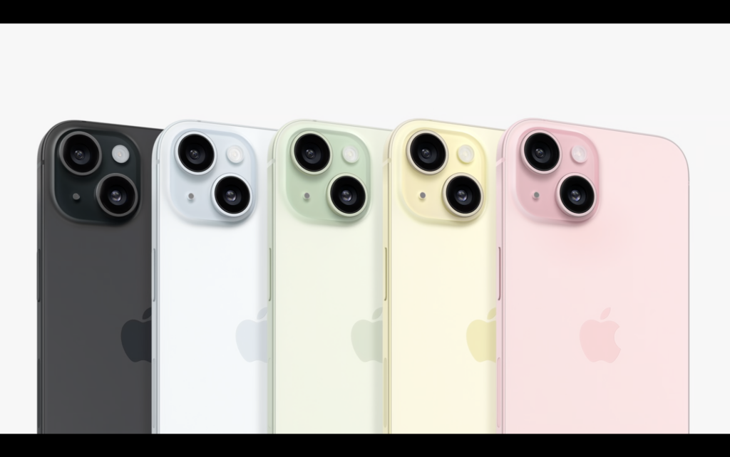 iPhone 15は5色
