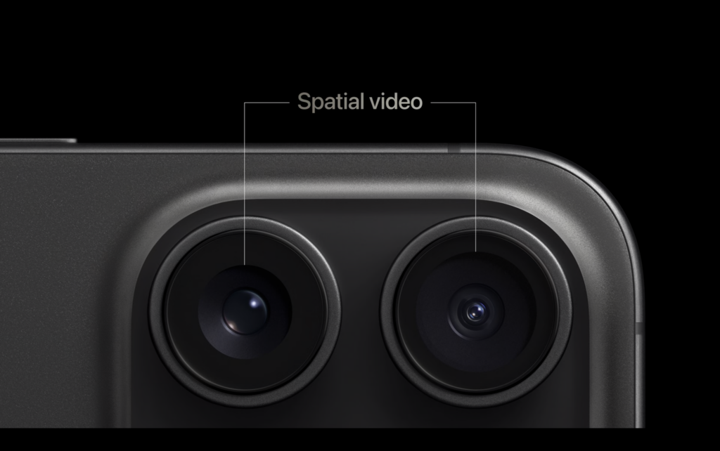 iPhone 15 Pro / 15 Pro Maxは空間ビデオの撮影が可能