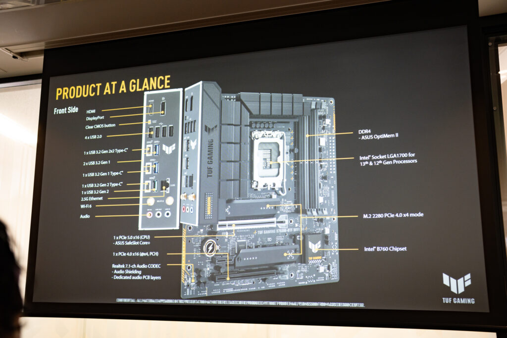 TUF-GAMING-B760M-BTF-WIFI-D4_特徴