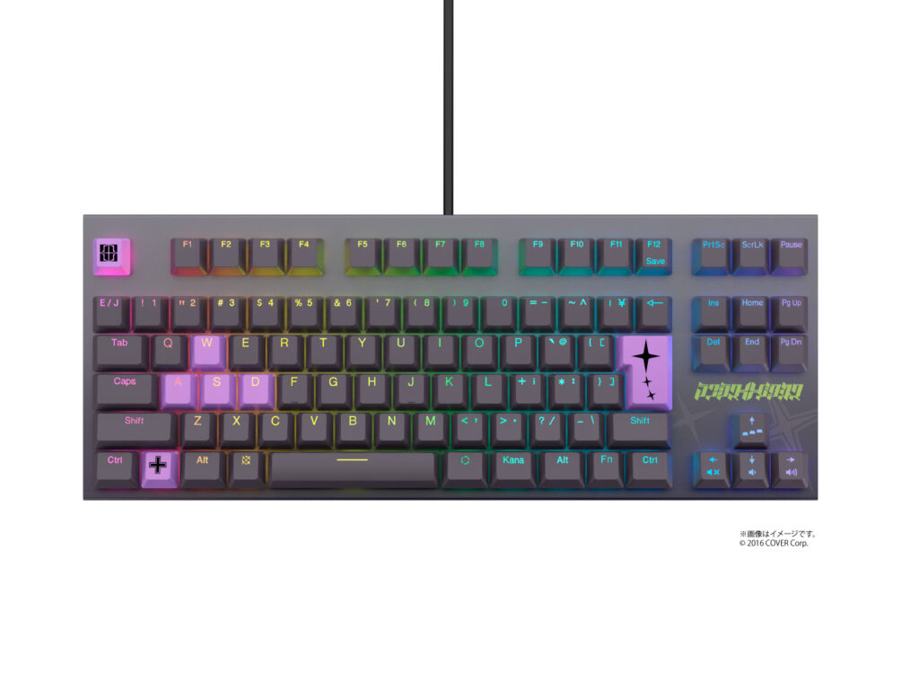 REALFORCE ✕ hololive GX1 Keyboard_02