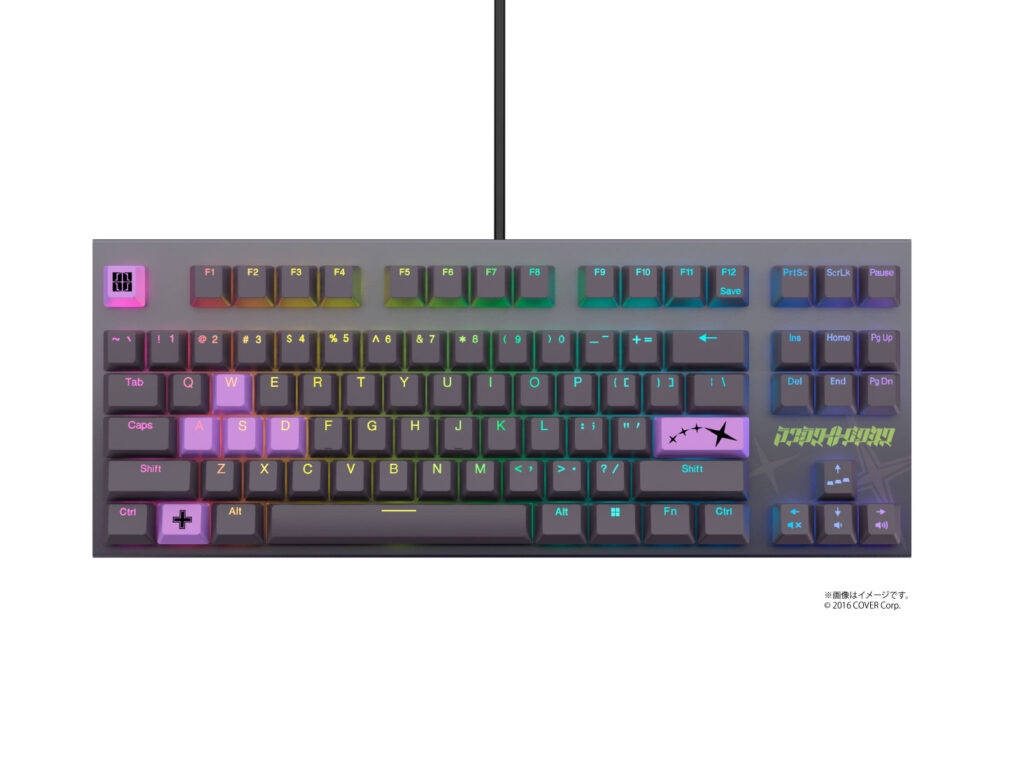 REALFORCE ✕ hololive GX1 Keyboard_04