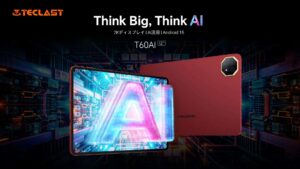 イケてるデザインのレッドメタルタブレット「Teclast T60Ai」が登場
