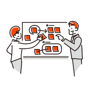 onesuiteが様々な筆者により構成されたプラットフォームであることをイメージさせる画像