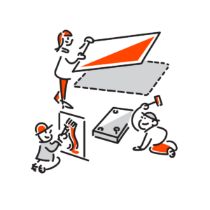 onesuiteが様々な筆者、多種多様な知識により構成されたプラットフォームであることをイメージさせる画像