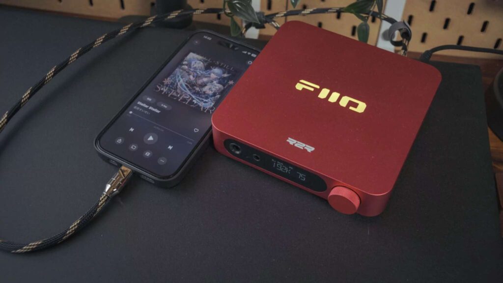 FiiO K11 R2Rを使っている様子