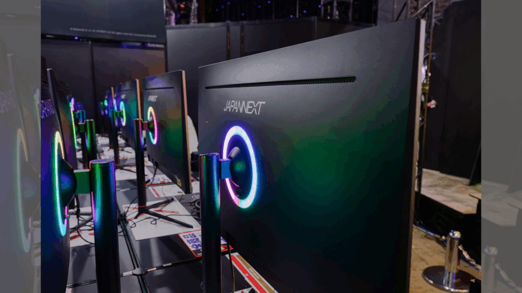 【#TGS2025】会場でよく見かけるJAPANNEXTのモニターをまとめてみた